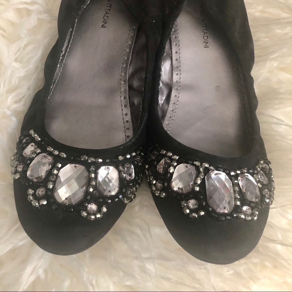 Adrienne Vitradine flat black shoes